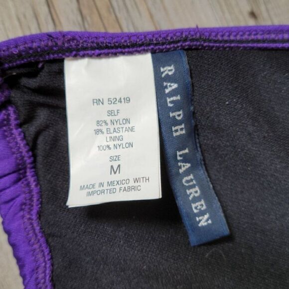 Ralph Lauren Purple String Halter Top Sz M - Picture 6 of 9